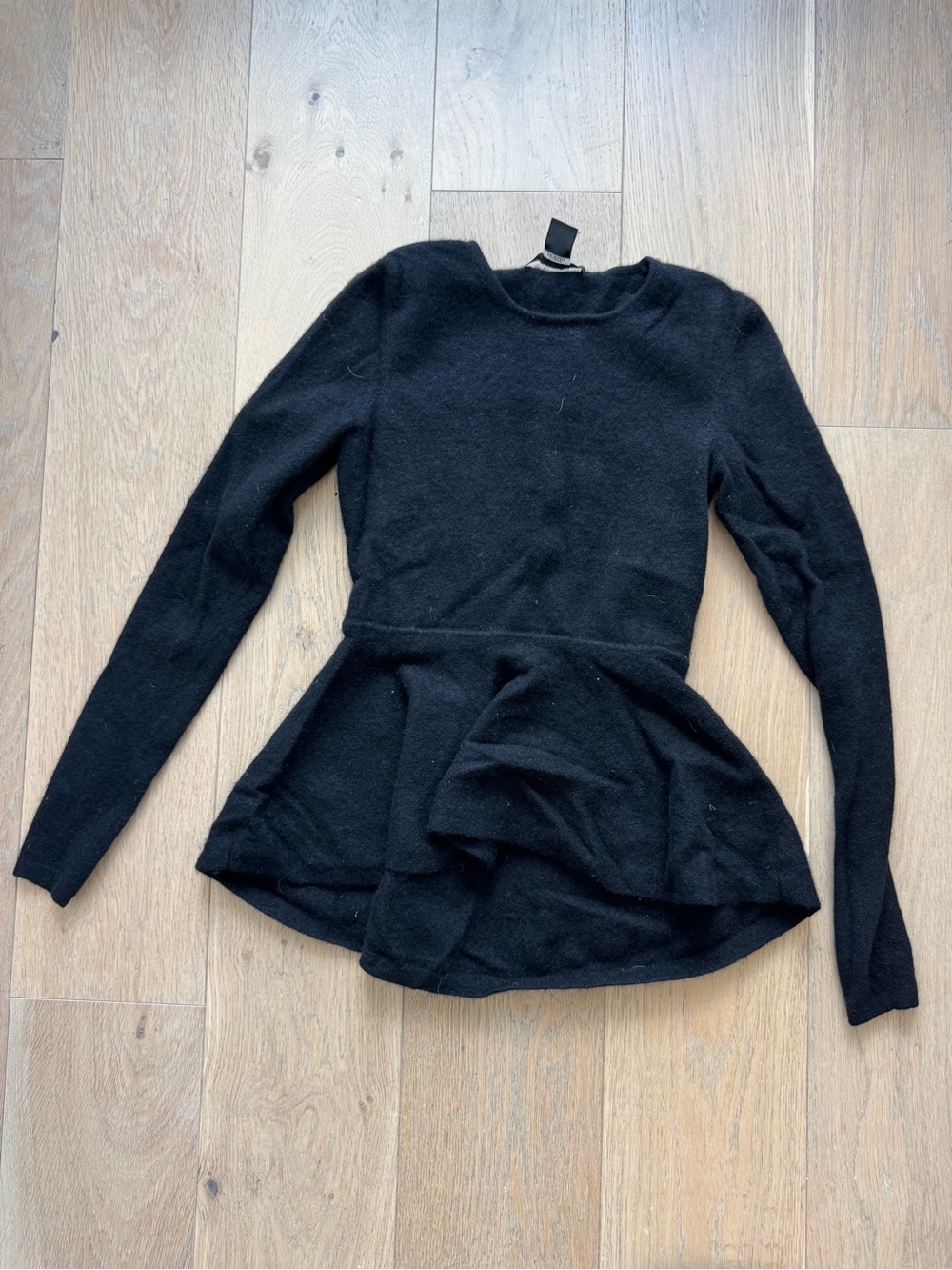Scoop Peplum sweater